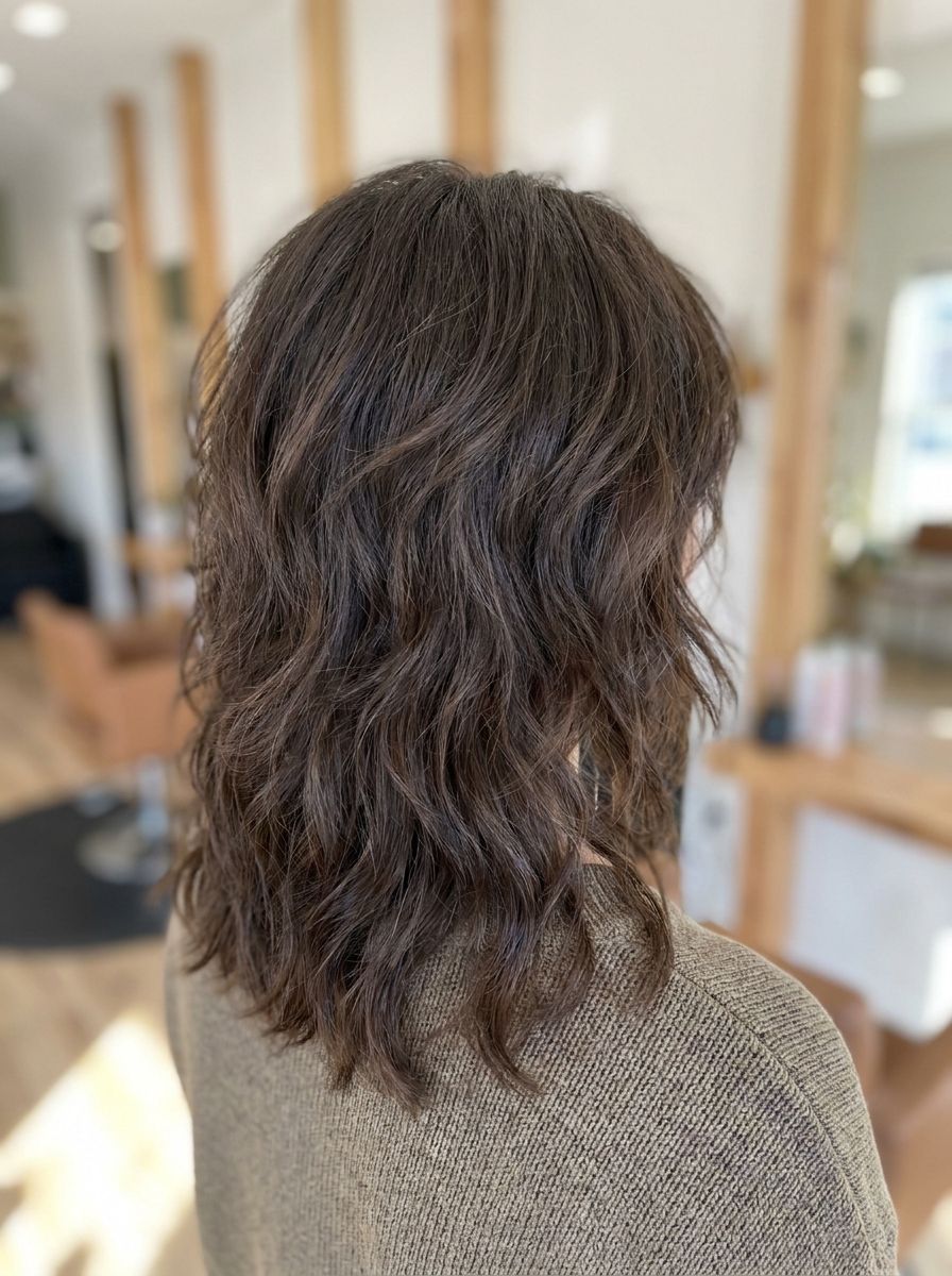 Soft Shag von hinten - Stufenschnitt hinten